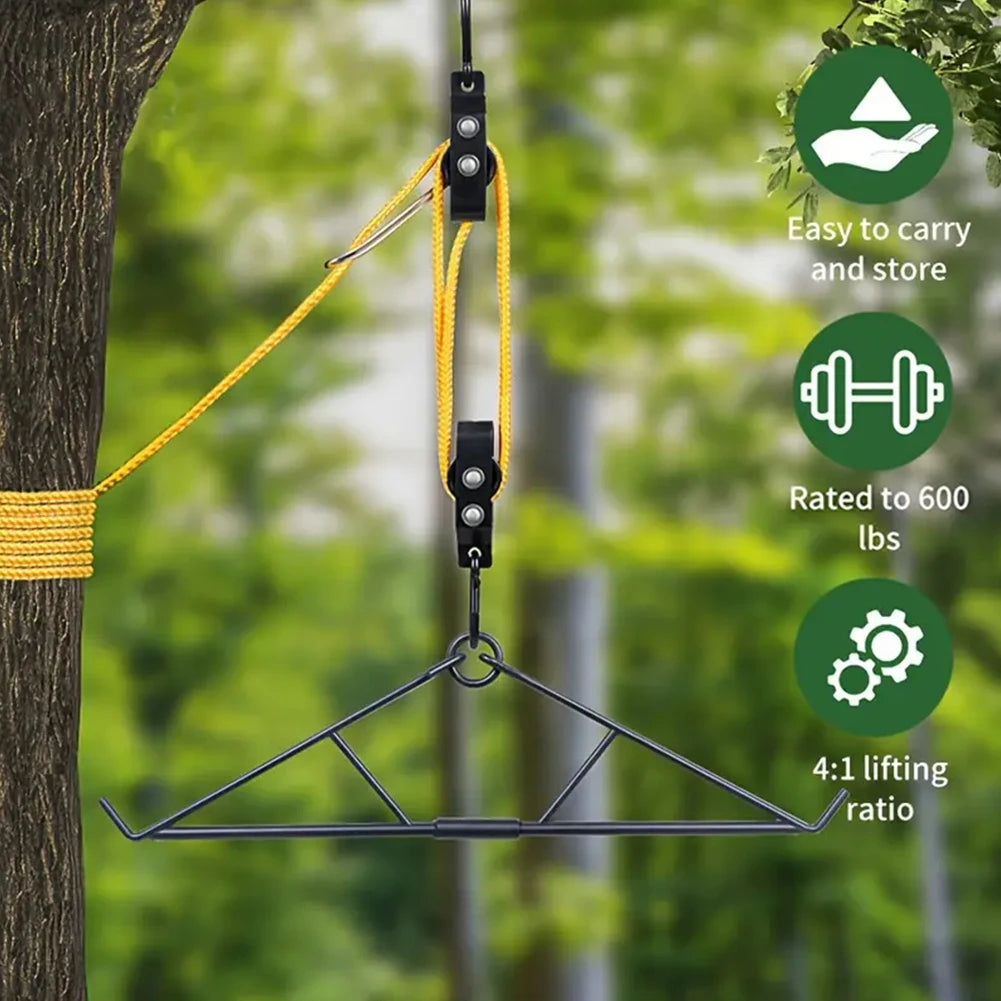 APWIKOGERHign-concerned Chemical Elk Hoist Pulley Gambrel