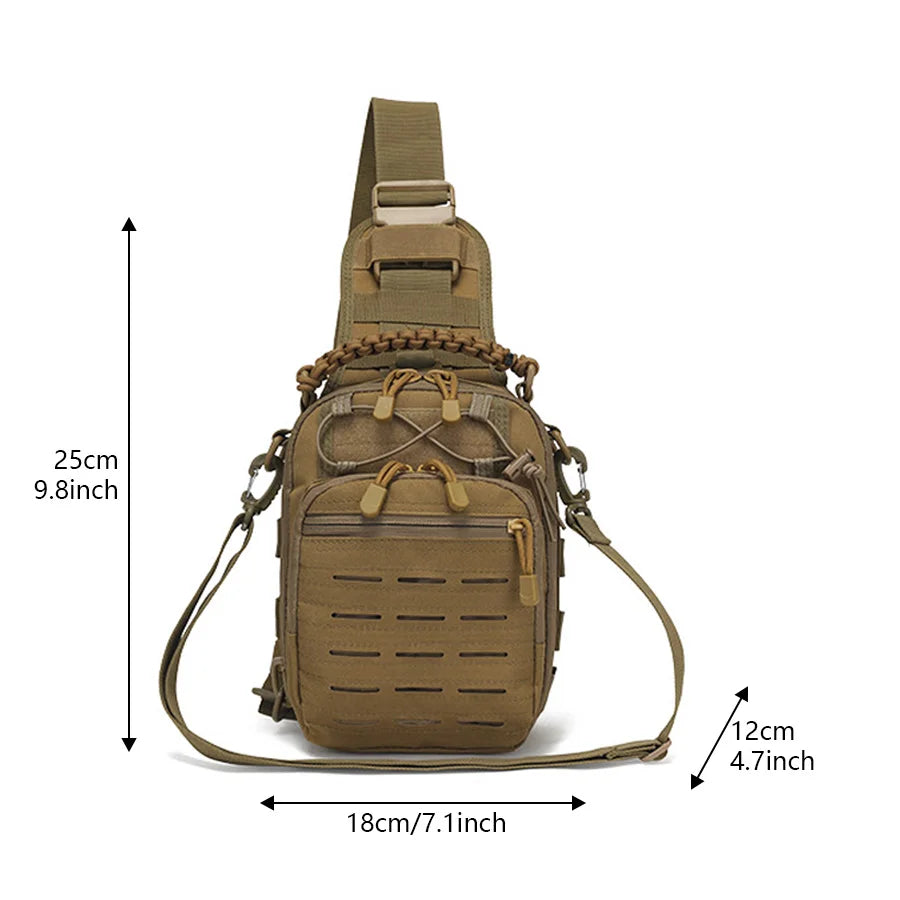 Camouflage Crossbody Cycling Bag Chest Pack Outdoors