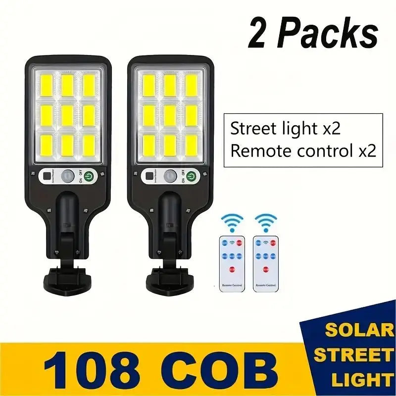 Solar LED Wall Lights 4 Pack Motion Sensor Outdoor Durable