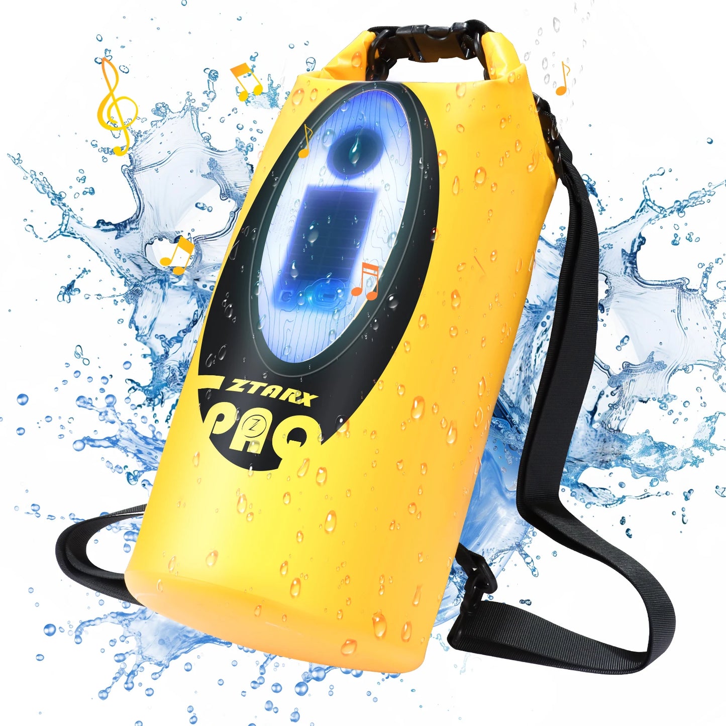 SELORSS Solar Powered Bluetooth Hiking Backpack Waterproof