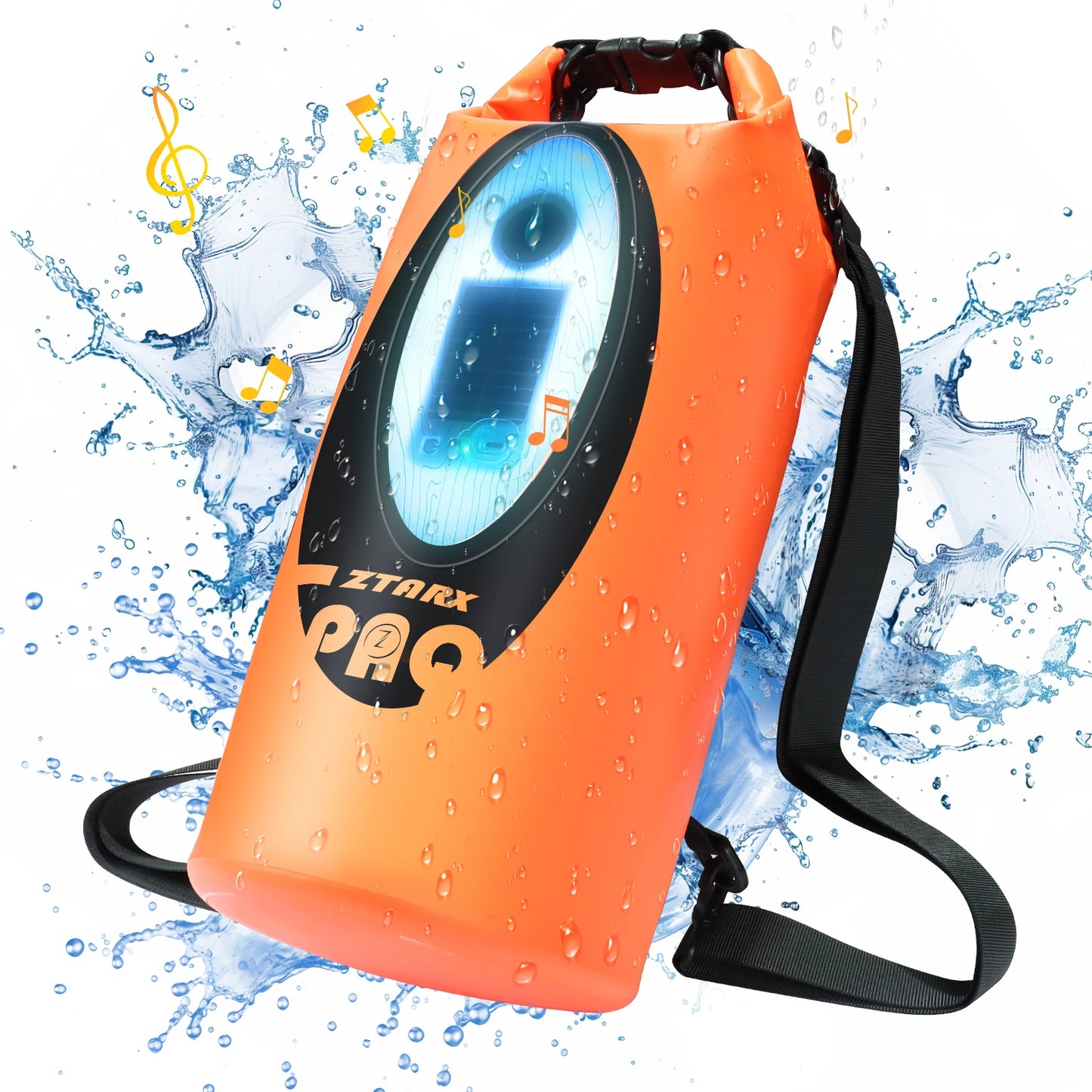 SELORSS Solar Powered Bluetooth Hiking Backpack Waterproof