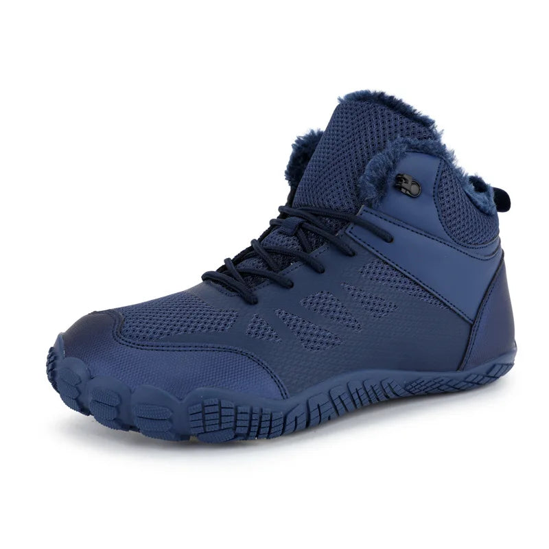 Shunmaii Waterproof Barefoot Hiking Boots Fur Lined Winter