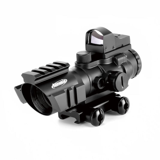 Function 4x Red Dot Sight With Universal Rail Mount