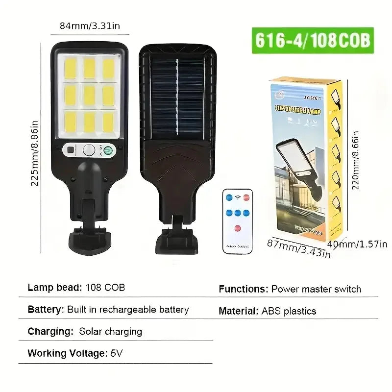 Solar LED Wall Lights 4 Pack Motion Sensor Outdoor Durable
