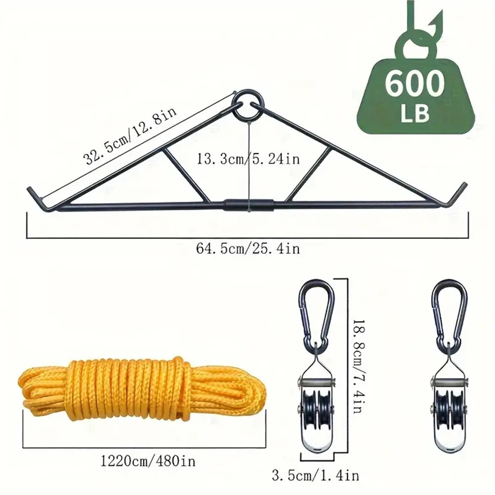 APWIKOGERHign-concerned Chemical Elk Hoist Pulley Gambrel