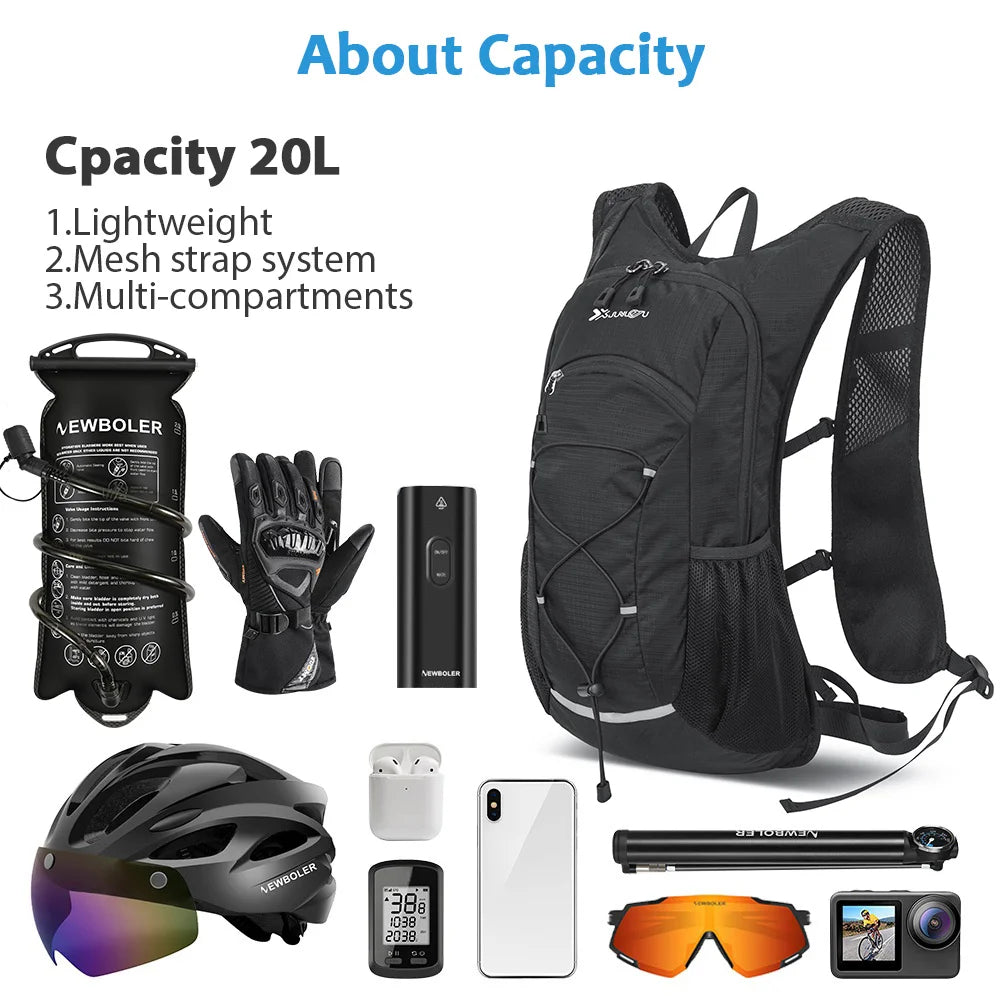 Newboler Hydration Backpack Cycling Rucksack Gear Ultra